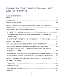 ensure ada compliance with your partners