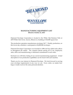 Equipment List 2013-UPDATED