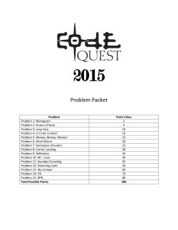 Program Output - Fairview High School