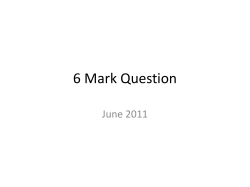 6 Mark Question