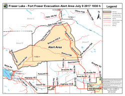 Alert Map Fraser Lake Fort Fraser 1930 Final