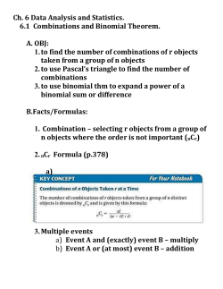 binomial distribution