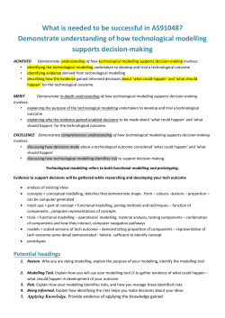 Demonstrate understanding of how
