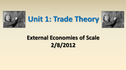 Definitions external economies of scale
