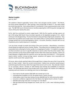 Market Insights - Whetro Financial