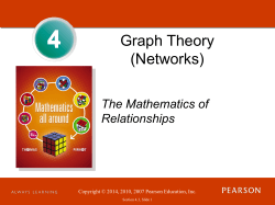 Graph Theory - faculty at Chemeketa