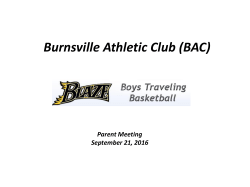 2016 Burnsville Basketball Tournament