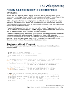 arduino activity
