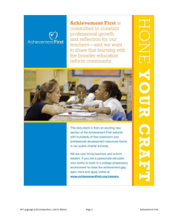 Unit 4: Gender Roles in Society: Their Source