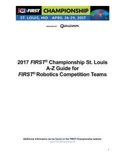 2017 FIRST® Championship St. Louis A