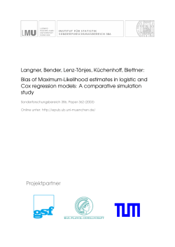 Bias of Maximum-Likelihood estimates in logistic and Cox
