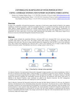 controlling ramp rates of wind power output