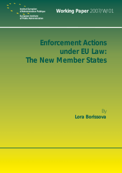 Enforcement Actions under EU Law: The New Member States