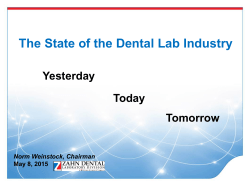 The State of the Dental Lab Industry