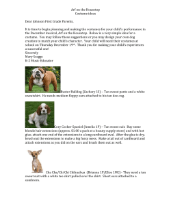 Arf on the Housetop Costume ideas Dear Johnson First Grade