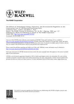 The Effects of Technological Change, Experience, and