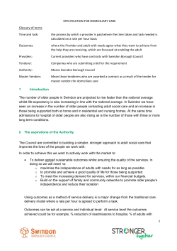 Phases of Domiciliary Care Contract Development