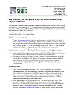 This new small business checklist has been organized based upon