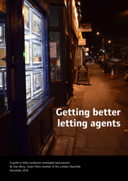 Getting better letting agents