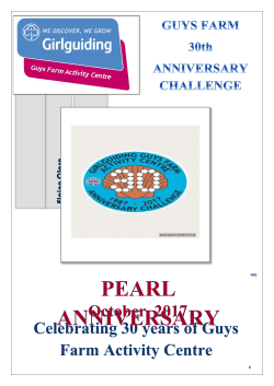 GUY*S FARM 30th ANNIVERSARY CHALLENGE