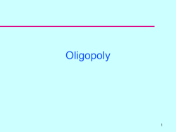 Oligopoly