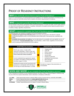 proof of residency instructions