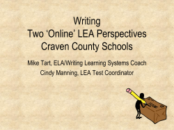 LEA Perspectives Craven County Schools