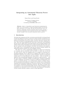 Integrating an Automated Theorem Prover into Agda