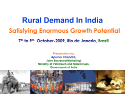 Apurva Chandra, Joint Secretary(Marketing)