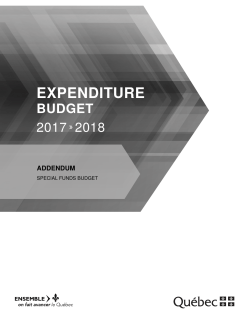 expenditure - Secr&eacute;tariat du Conseil du tr&eacute;sor