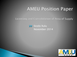 AMEU Position Paper