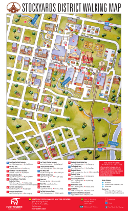 STOCKYARDS DISTRICT WALKING MAP