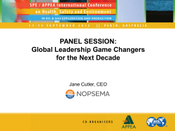 Global Leadership Game Changers for the Next Decade