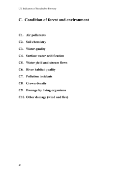 C. Condition of forest and environment