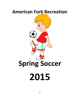 Spring Soccer - American Fork City