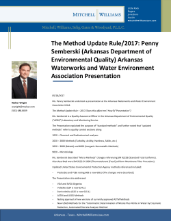 The Method Update Rule/2017: Penny Semberski (Arkansas