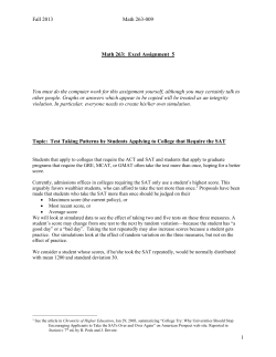 Probability: What Affects Estimates