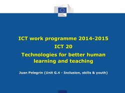 ICT 20 and 21 - Pelegrin - Ideal-ist