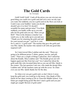 Gold cards - GoRockets.org