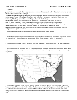 mapping culture regions