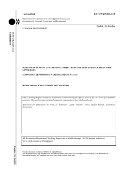 do resources flow to patenting firms? cross