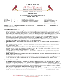 PostGame Notes