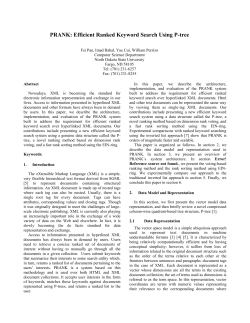 OLAP - NDSU Computer Science