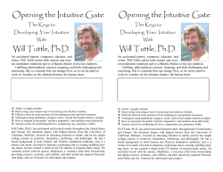 Opening the Intuitive Gate