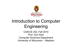 Introduction to Computer Engineering