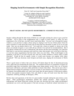 How software agents can shape their environment