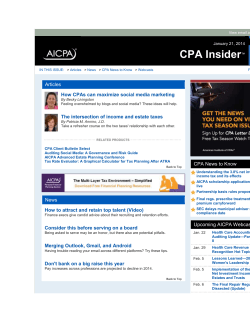 CPA Insider - grupo de investigaci&oacute;n contable