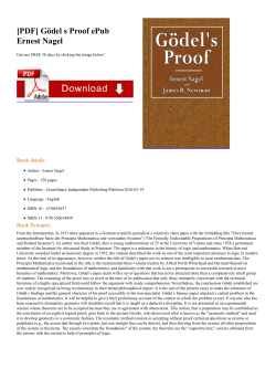 G&ouml;del s Proof ePub Ernest Nagel