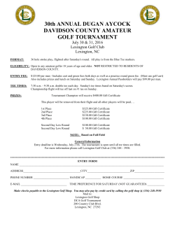 19th Annual DUGAN AYCOCK