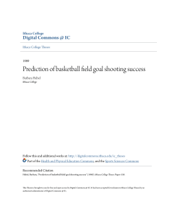 Prediction of basketball field goal shooting success